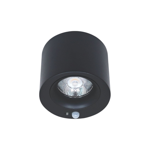 Đèn Led Trụ Gắn Nổi 12W Cảm Biến Chuyển Động ANFACO AFC 654D LED 12W Vỏ Đen