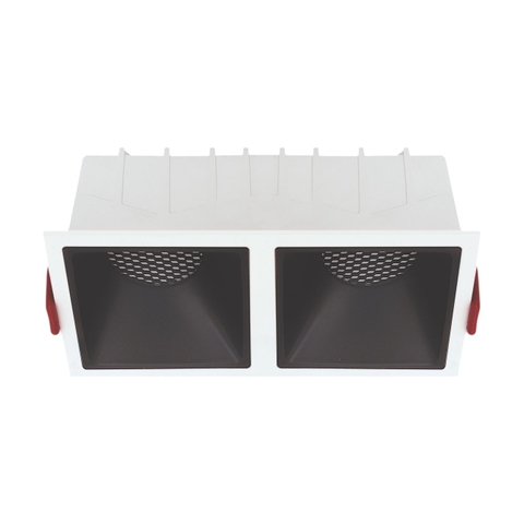 Đèn LED downlight Vuông Âm Trần Đôi 7W/9W*2 Anfaco AFC 748/2