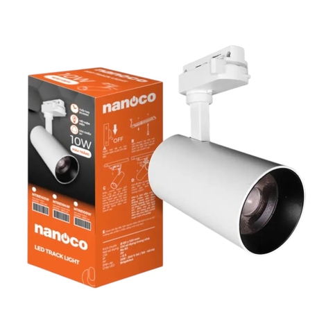 Đèn LED Ray Rọi 20W Nanoco – Track Light T2 Nanoco NTRE 20W
