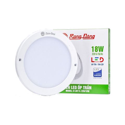 Đèn LED Ốp Trần Tròn LN11 RẠNG ĐÔNG 18W