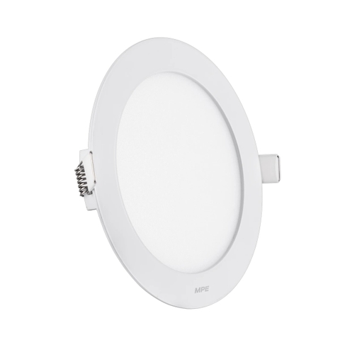 Đèn LED Panel Âm Trần Nhôm Mặt Tròn 12W MPE Seri RPL-12