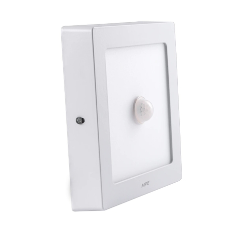Đèn LED Panel Ốp Nổi Nhôm Mặt Vuông Cảm Biến Chuyển Động 12W Ánh Sáng Trắng SSPL-12T/MS