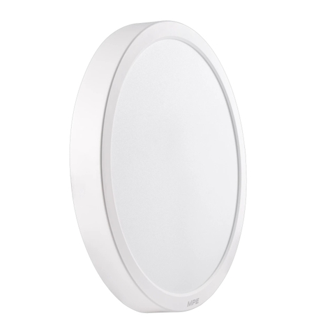 Đèn LED Panel Ốp Nổi Nhựa Trắng Mặt Tròn 18W MPE