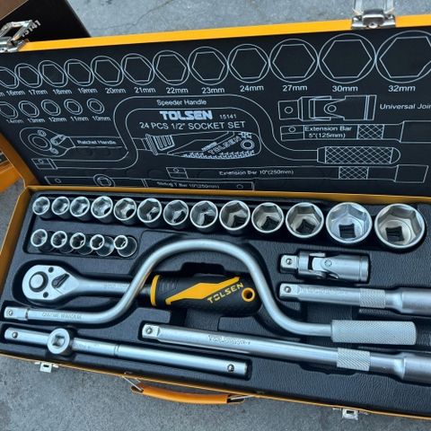 Bộ dụng cụ 24 món TOLSEN 15141