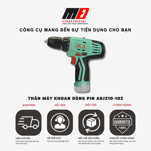 Thân máy khoan pin 12V DCA ADJZ10-10Z