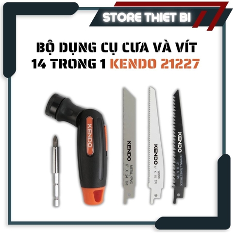Bộ dụng cụ cưa và vặn vít 14 trong 1 Kendo - 21227