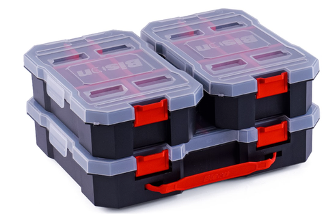 Hộp đựng linh kiện 3 trong 1 Bison chống nước chuẩn IP54, nhựa cao cấp chống chịu va đập, chống bụi, có thể liên kết