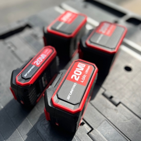 Pin Lithium ion 20V SFUNPRO Chính Hãng dùng cho các dòng máy hệ 20V Chân Pin Phổ Thông