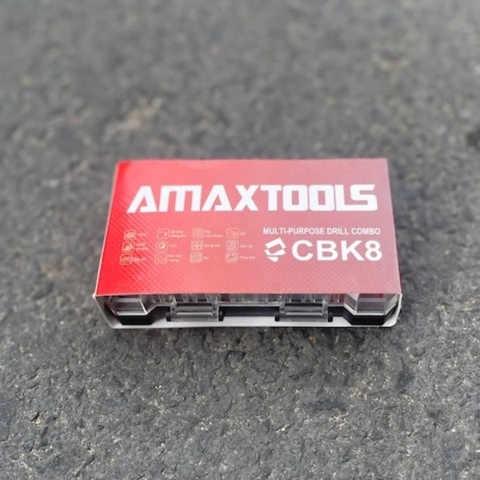 Bộ 10 mũi khoan AMAXTOOLS CBK8
