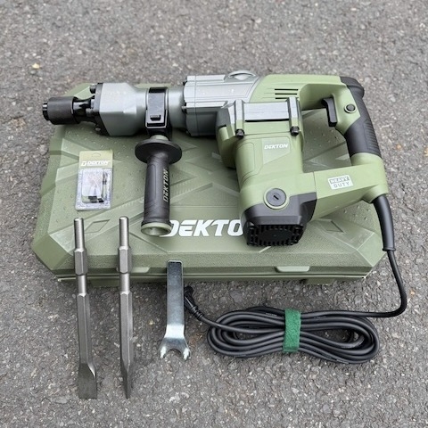 Máy Đục 17ly 1600W Dekton DK-DH3901XPRO - Chuyên Công Trình - Lực Đục lớn - Thân Máy Gọn - Lực Đập 22J