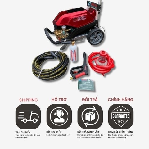 Máy Xịt Rửa Xe Áp Lực Cao Dekton DK-HPW3500 (Công Nghiệp)