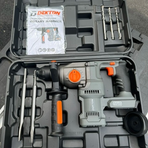 MÁY KHOAN ĐỤC BÊ TÔNG DÙNG PIN 21V DEKTON M21-RH2603PLUS