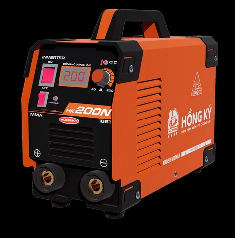 Máy Hàn Que Điện Tử Anti-Shock Hồng Ký HK 200N – Dòng Hàn 200A (Công Nghệ Inverter IGBT Chống Giật)