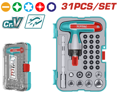 Bộ 31 tua vít TOTAL TACSD30316