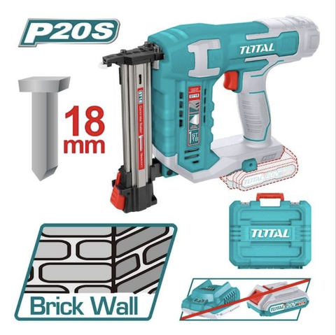Máy bắn đinh bê tông 18mm dùng pin 20V TOTAL TCSTLI3805 (THÂN MÁY), TCSTLI3808 (KÈM PIN SẠC)