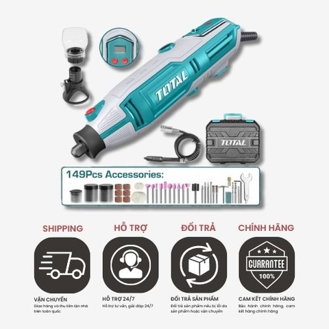 Máy mài khuôn mini 200W TOTAL TG2006