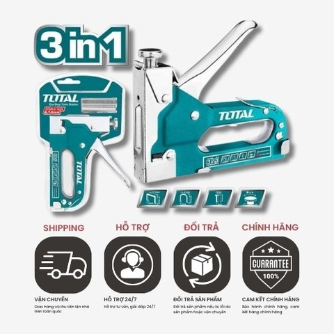 Kềm bấm ghim 3 trong 1 TOTAL THT31143