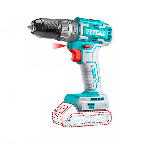 Máy khoan búa không chổi than dùng pin Lithium-Ion 20V (không kèm pin & sạc) TOTAL TIDLI206021