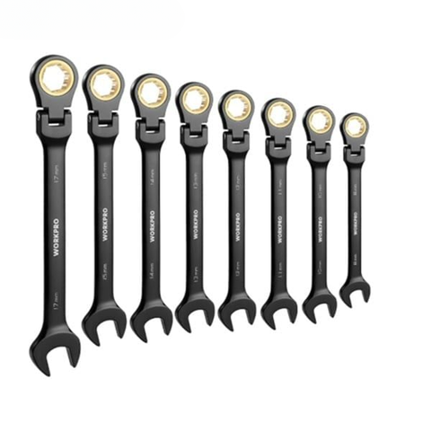 Bộ Cờ Lê và Đầu Tuýp Đặc Biệt Giữ Trục, Tháo Đai Ốc 9 Chi Tiết Workpro WP202603