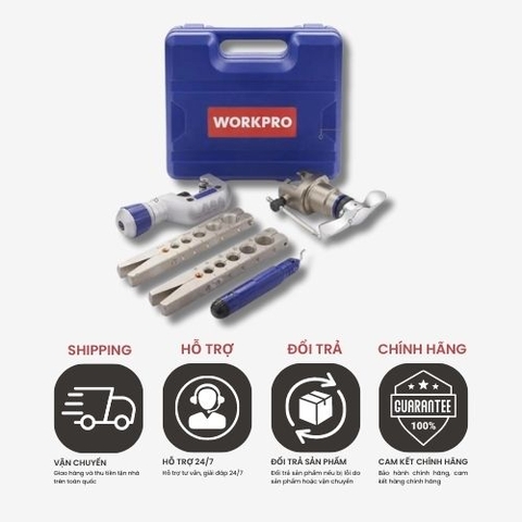 Bộ dụng cụ nong ống (1 set = 5 cái) Workpro WP303001