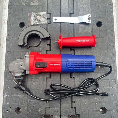 Máy mài góc 100mm, công suất 750W Workpro - WP472022 Công tắc trượt