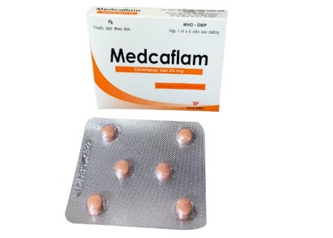 MEDCAFLAM (H/6,viên bao đường) - Giảm Đau