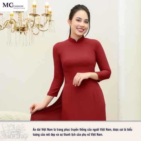 Áo dài truyền thống- Biểu tượng văn hóa người phụ nữ Việt Nam AD100 (Không gồm quần)