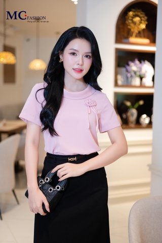 ÁO THỜI TRANG MỘT MÀU AT226