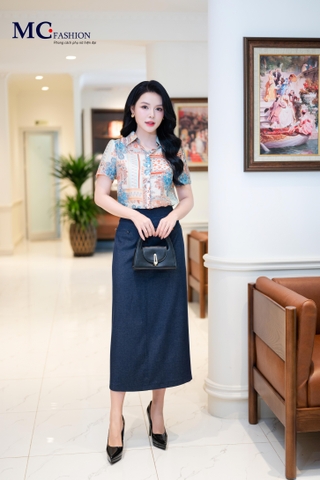 ÁO THỜI TRANG HỌA TIẾT AT221