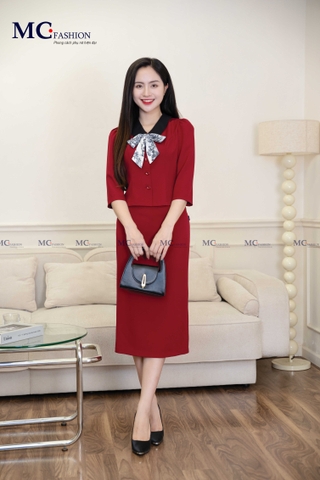 Áo kí giả TA1452 (Chân váy CV0669)