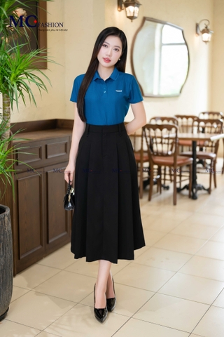 ÁO THUN POLO TRƠN CHỮ FASHION AP109