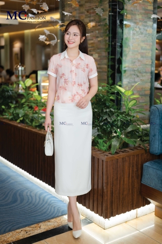 SƠ MI THỜI TRANG HỌA TIẾT HOA AT200