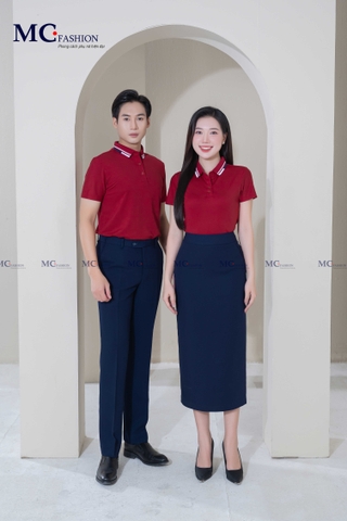 ĐỒNG PHỤC ÁO THUN APN106 (NAM) & AP106 (NỮ)