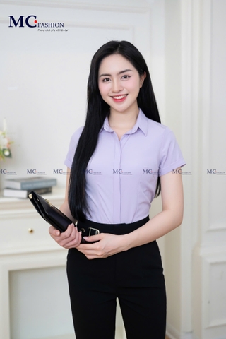 Áo sơ mi trơn AB102