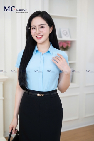 Áo sơ mi trơn AB102