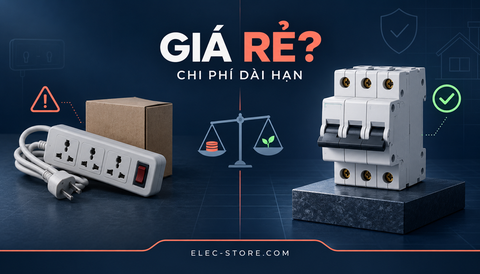 ⚡ Thiết bị điện giá rẻ có đáng mua? Tiết kiệm chi phí hay rủi ro về lâu dài?