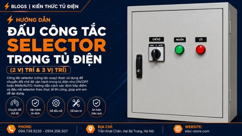 ⚡ Hướng dẫn đấu hệ thống báo lỗi trong tủ điện (đèn, còi, tiếp điểm lỗi)