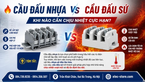 🔥 Cầu đấu nhựa vs cầu đấu sứ: Khi nào cần chịu nhiệt cực hạn?