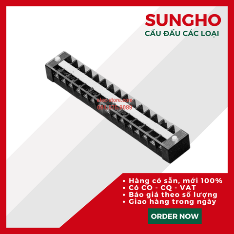 Cầu đấu tủ điện Sungho SHT-20A-15P