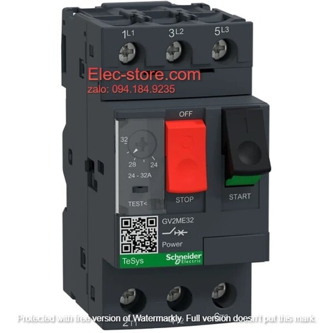Cầu Dao Bảo Vệ Động Cơ Schneider GV2ME32- CB Bảo Vệ Động Cơ 3 Cực Schneider - GV2ME32 Schneider (24A-32A) - 3P - 690V