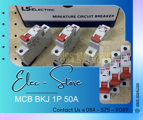 Automat MCB BKJ 1P 50A - Át MCB 1P 50A - BKJ 63N 1P 50A 6kA