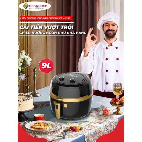 Nồi chiên không dầu Chef&Chef  9L (YJ- 933)