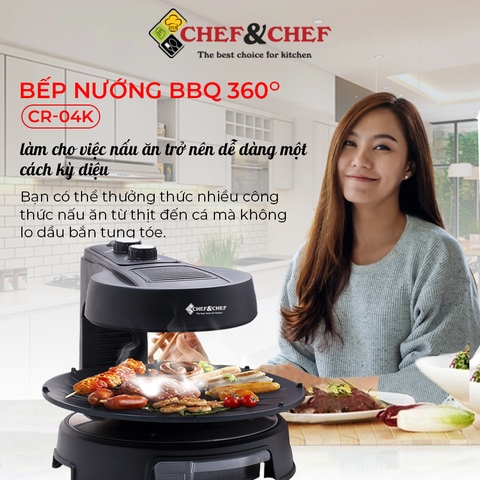 Bếp nướng BBQ 360 Chef&Chef