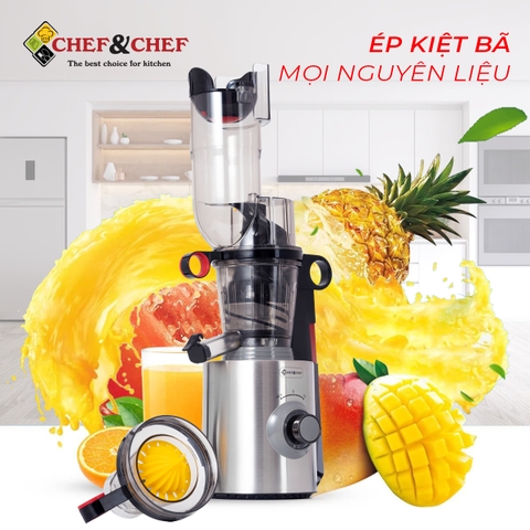 Máy ép chậm 2 trong 1 Chef&Chef CH-80D