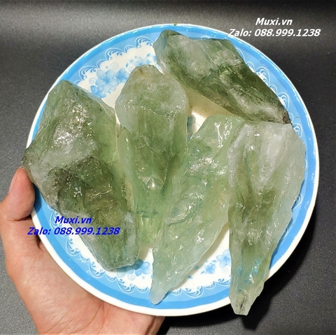 ĐÁ THẠCH ANH TÍM XANH – PRASIOLITE