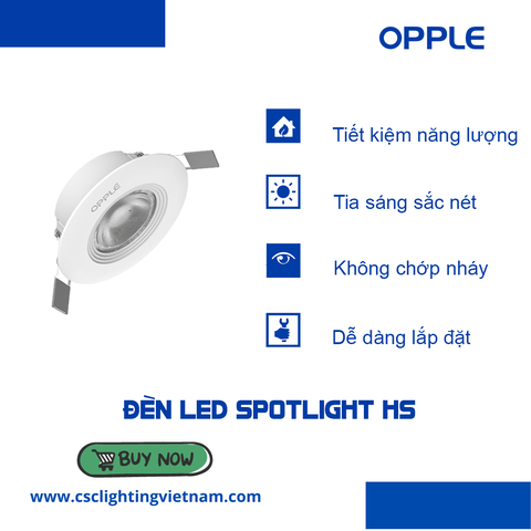 Đèn LED OPPLE Downlight & Spotlight HS 4.5W - Chính Hãng