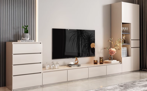 Kệ tivi nhiều ngăn để đồ