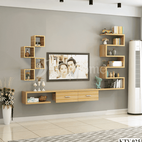 kệ tivi treo kiểu cách hiện đại