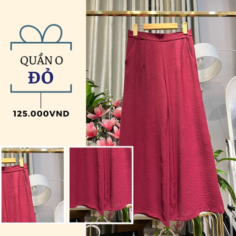 Quần O đỏ