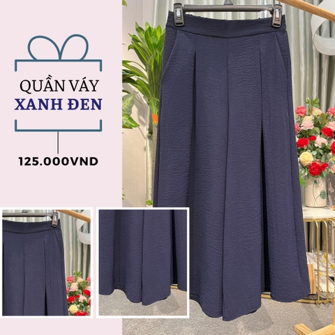 Quần váy xanh đen